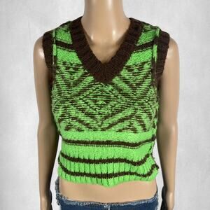 Bdg green and brown striped